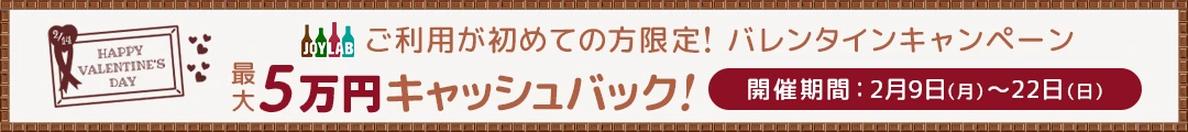 JOYLABからのバレンタイン！ご新規さまキャッシュバックキャンペーン！