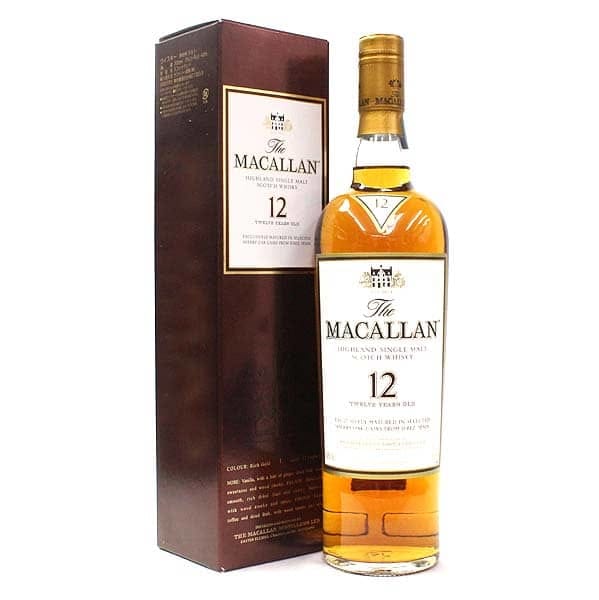 ウイスキー マッカラン 12年 買取致しました 愛知県碧南市