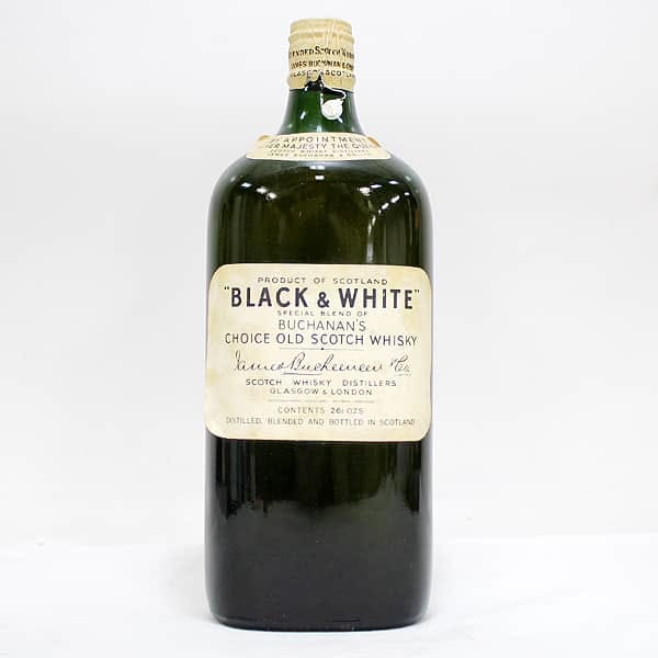 ウイスキー「ブラック＆ホワイト ティンキャップ」買取 大阪