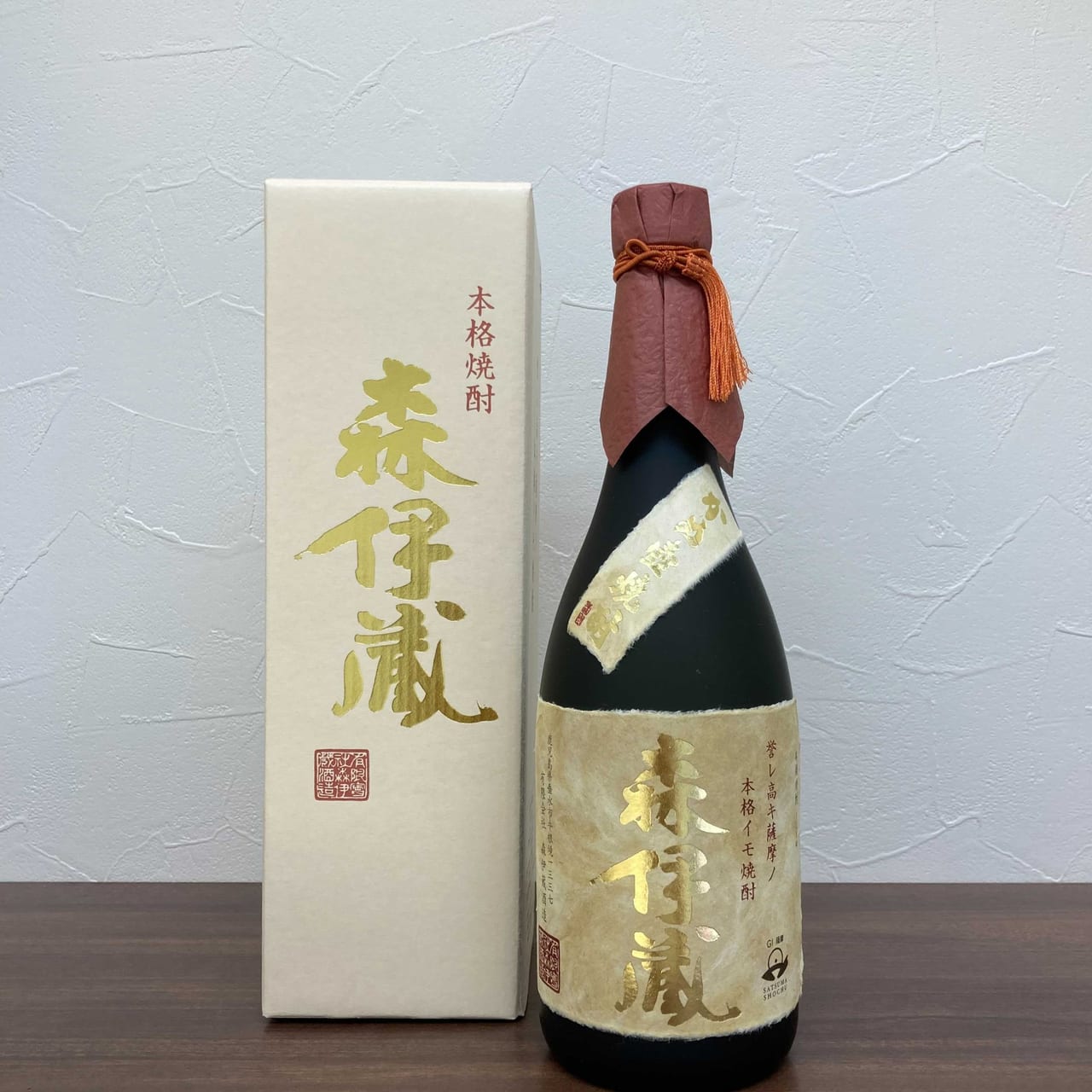 格安 720ml 金ラベル 森伊蔵 高島屋 ラッピング済 7月当選分 焼酎 