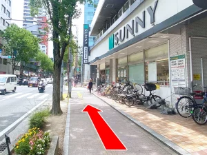 お酒買取専門店 JOYLAB 福岡店 赤坂駅からの道のり
