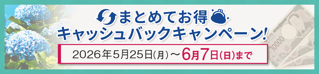店頭買取、宅配買取限定！まとめてお得！キャッシュバックキャンペーン